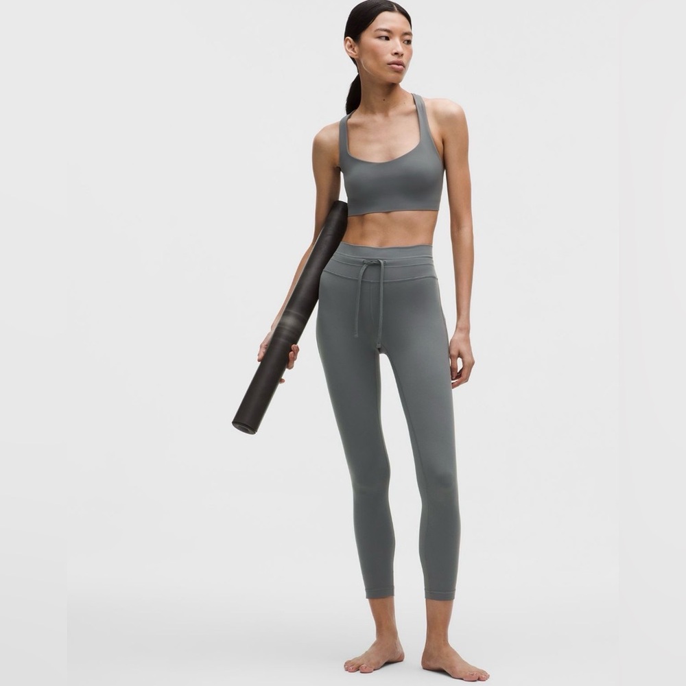 Groove Drawcord High-Rise Tight 25" $108 • Trending Colour Onyx Grey